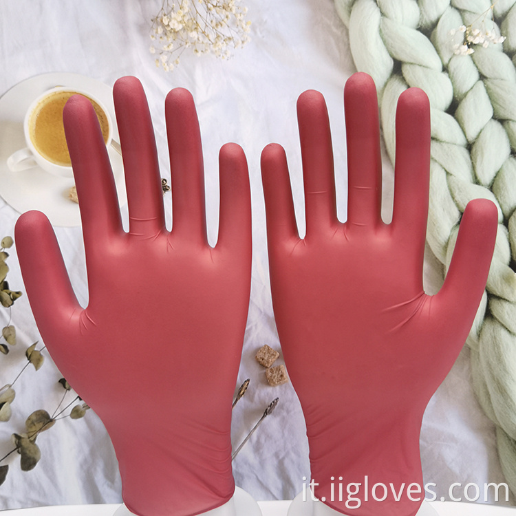 Guanti di sicurezza da lavoro in cucina nitrile senza cibo senza cibo guanti nitrile impermeabili